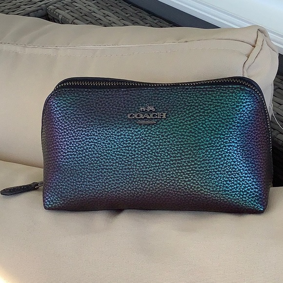 NWT COACH HOLOGRAM COSMETIC BAG/ACCESSORY POUCH - Picture 2 of 6